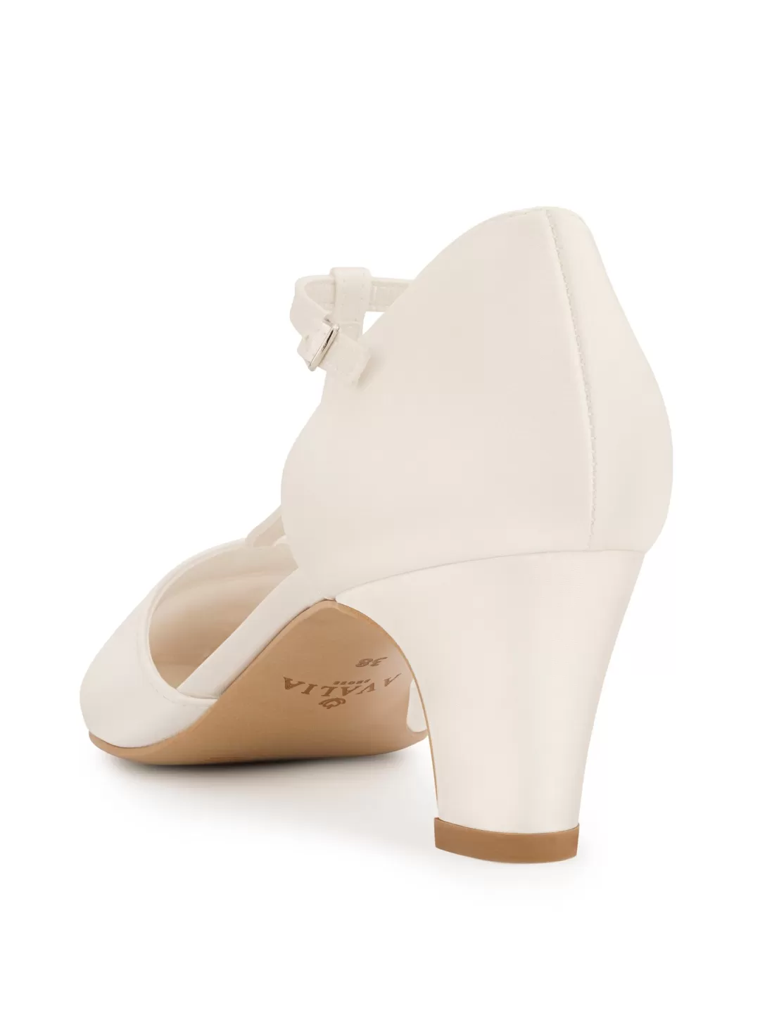 New TP Kjoler Avalia - Aura Heeled Sandal - White