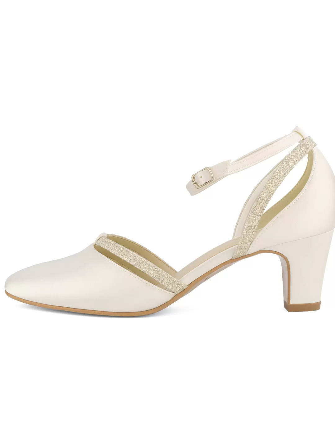 Clearance TP Kjoler Avalia - Luna Heeled Sandal - White